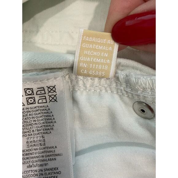 Michael Kors White Skinny Jeans Stretch Denim Women’s 8 EUC - Picture 7 of 8